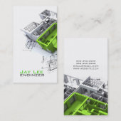 エンジニア、エンジニアリング名刺 名刺 (正面/裏面)