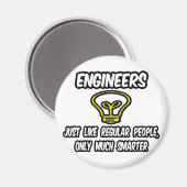 エンジニア…一般人のみ頭が切れる マグネット (正面/裏面)