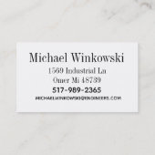 エンジニア 名刺 (裏面)