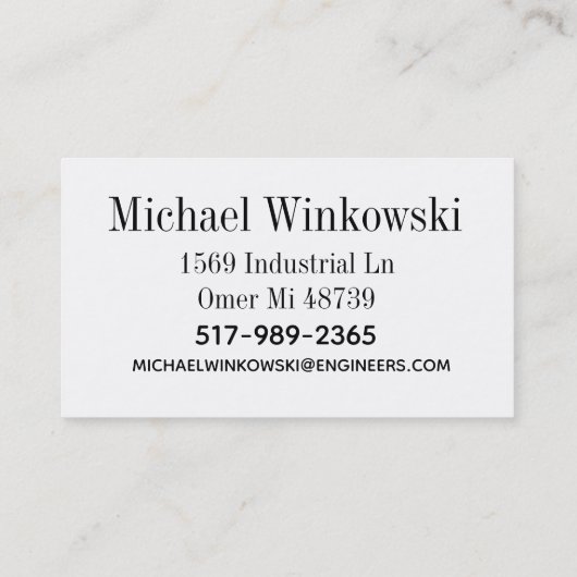 エンジニア 名刺 (裏面)