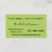 エンジニア 名刺 (裏面)