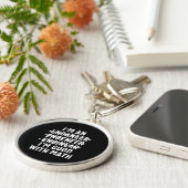 エンジニア。私は数学が得意だ キーホルダー (側面)