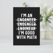 エンジニア。私は数学が得意だ 出欠カード (スタンド正面)