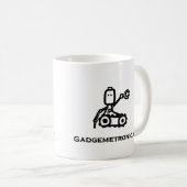 エンジニアBotのGadgemetronical コーヒーマグカップ (正面右)