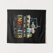 エンジニアIはエンジニア タペストリー (正面(横))