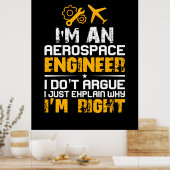 エンジニアIは航空宇宙技術者 ポスター (キッチン)