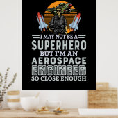 エンジニアIは航空宇宙技術者 ポスター (キッチン)