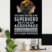 エンジニアIは航空宇宙技術者 ポスター (ホームオフィス)