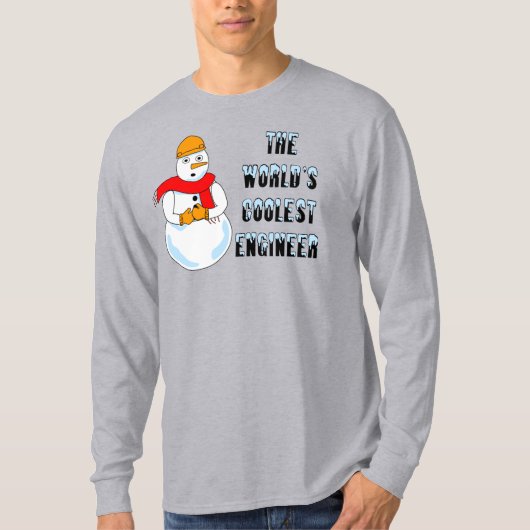 エンジニクールーズ雪だるま Tシャツ (正面)