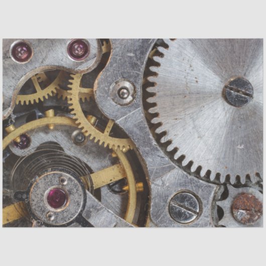 エンジンのコホイールギアの切り離し 薄葉紙 (正面)