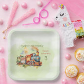 エンジンの少年3日。バースデー ペーパープレート (パーティー)