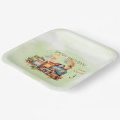 エンジンの少年3日。バースデー ペーパープレート (傾斜あり)