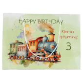 エンジンの少年3日。バースデー ラージペーパーバッグ (裏面)