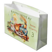 エンジンの少年3日。バースデー ラージペーパーバッグ (裏面アングル)
