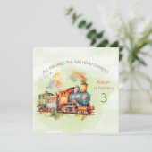 エンジンの少年3日。誕生日招待状 招待状 (スタンド正面)