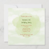 エンジンの少年3日。誕生日招待状 招待状 (裏面)