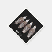 エンジンの点火プラグ スタンダードカクテルナプキン (角)