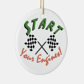 エンジンの起動 セラミックオーナメント (右)