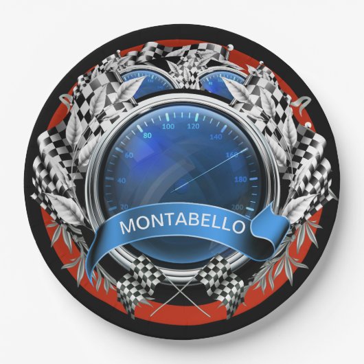 エンジンの起動 ペーパープレート (正面)