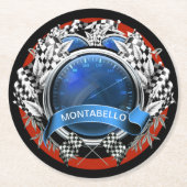 エンジンの起動 ラウンドペーパーコースター (正面)