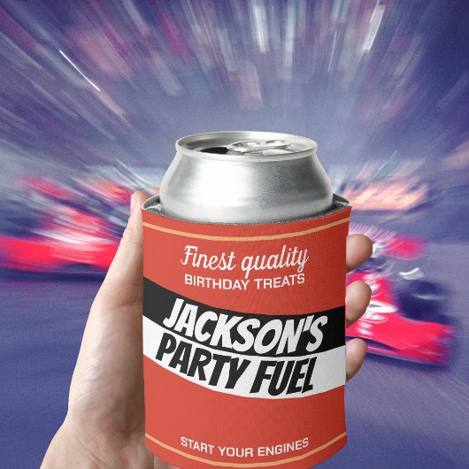 エンジンの起動 |自動車をテーマにした誕生日 おもしろい 缶クーラー