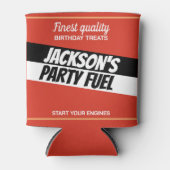 エンジンの起動 |自動車をテーマにした誕生日 おもしろい 缶クーラー (正面)