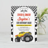 エンジンを回せ!モンスタートラック誕生日バッシュ 招待状 (スタンド正面)