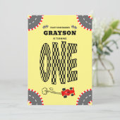 エンジンを開始する最初の誕生日 招待状 (スタンド正面)