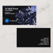 エンジンブルーバイクのサービス名刺 名刺 (正面/裏面)