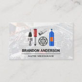 エンジンベイ |アフターマーケットのパフォーマンスパーツ 名刺 (正面)