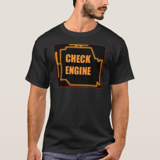 エンジンライトを点検して下さい Tシャツ