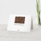 エンジンルームのグリーティングカード カード (裏面)