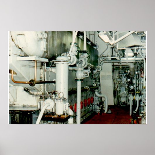 エンジンルーム1サイズ22 x 15 ポスター (正面)