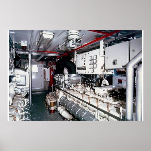 エンジンルーム3サイズ22 x 15 ポスター (正面)