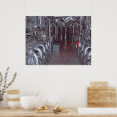 エンジンルームUSSボーフィン潜水艦 – ハワイ ポスター (キッチン)