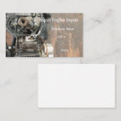 エンジン修理工場 名刺 (正面/裏面)