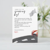 エンジン全開！お誕生日おめでとう サンキューカード (スタンド正面)