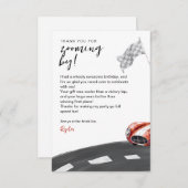 エンジン全開！お誕生日おめでとう サンキューカード (正面/裏面)