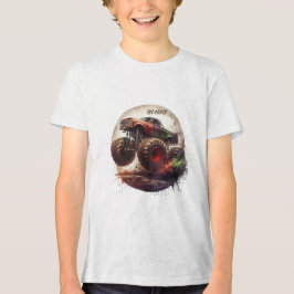 「エンジン全開!出発しよう」カスタムモンスタートラック トライブレンドTシャツ