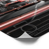 エンジン2ステーション（夜間） - 19インチx 13インチ（マット） ポスター (角)