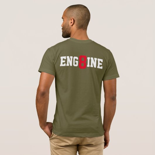 エンジン8 FIT Tシャツ (裏面フル)