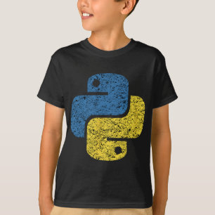 エンジ動揺してニア向けPythonロゴ Tシャツ
