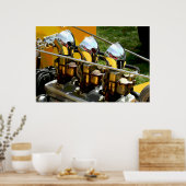 エンジ改造ン –  ポスター (キッチン)