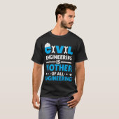 エンジ最高のニアエバー職業エンジニアリングキャリア Tシャツ (正面フル)