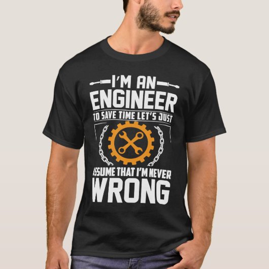 エンジ最高のニアエバー職業エンジニアリングキャリア Tシャツ (正面)