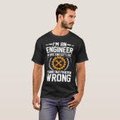 エンジ最高のニアエバー職業エンジニアリングキャリア Tシャツ (正面フル)