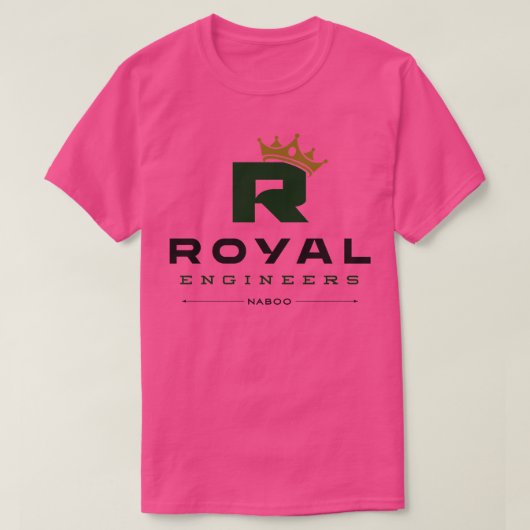 エンジ王室のニア Tシャツ (デザイン正面)