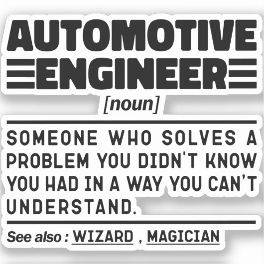 エンジ車のニア名詞プロフェッショナル父クール シール (正面)