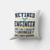 エンジ退職したニアエンジニアリング退職後の幸福 クッション (裏面)