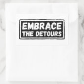 エンスザデトゥーズ感動的引用文 長方形シール (バッグ)